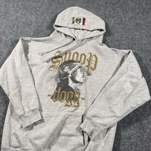 Vintage Snoop Dogg Cross Colours Rap Hip Hop Hoodie Mens Small Faded Distressed